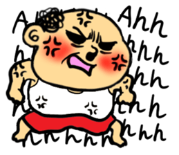 Cute old man (English version) sticker #11244573