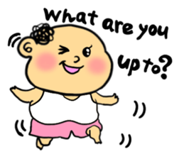 Cute old man (English version) sticker #11244577