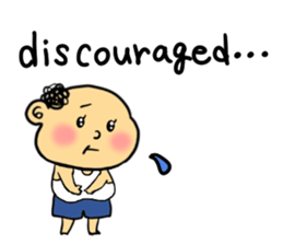 Cute old man (English version) sticker #11244583