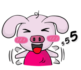 A little pig  V.1 sticker #11245432