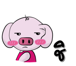 A little pig  V.1 sticker #11245441