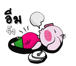 A little pig  V.1 sticker #11245467