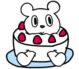 Mr.hundred percent bear sticker #11245498