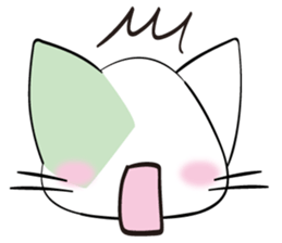 NORITAMA Onigiri cats sticker #11245600