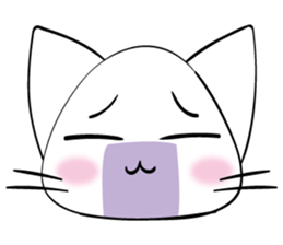 NORITAMA Onigiri cats sticker #11245601