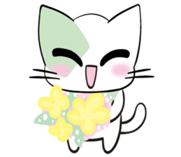 NORITAMA Onigiri cats sticker #11245608