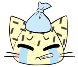 NORITAMA Onigiri cats sticker #11245615