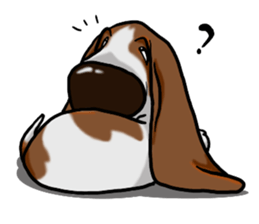Basset hound 8(dog) sticker #11245676
