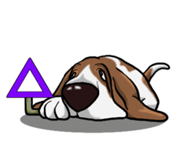 Basset hound 8(dog) sticker #11245680