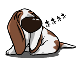 Basset hound 8(dog) sticker #11245685