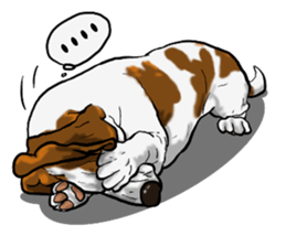 Basset hound 8(dog) sticker #11245688