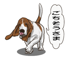 Basset hound 8(dog) sticker #11245696
