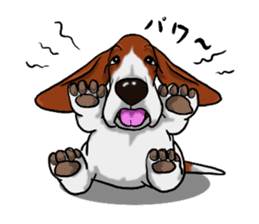 Basset hound 8(dog) sticker #11245698