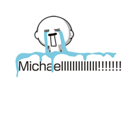 Balloons for Michael sticker #11245836