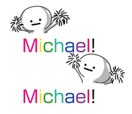 Balloons for Michael sticker #11245853