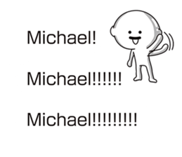 Balloons for Michael sticker #11245854