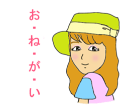 The sticker of various girls. sticker #11246362