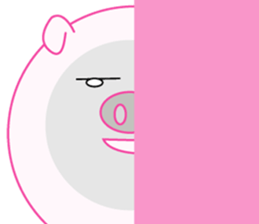 Lovely manmaru pigchan2 sticker #11246487