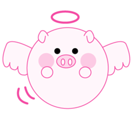 Lovely manmaru pigchan2 sticker #11246488