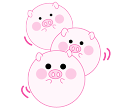 Lovely manmaru pigchan2 sticker #11246504