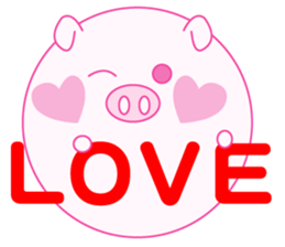 Lovely manmaru pigchan2 sticker #11246507