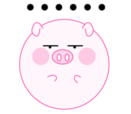 Lovely manmaru pigchan2 sticker #11246511