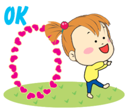 A Little Cute and Lovely Girl, Ver. 3 sticker #11247116
