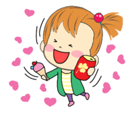 A Little Cute and Lovely Girl, Ver. 3 sticker #11247130