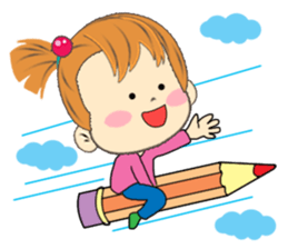 A Little Cute and Lovely Girl, Ver. 3 sticker #11247148