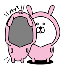 Tights rabbit sticker #11247554