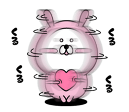 Tights rabbit sticker #11247558