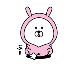 Tights rabbit sticker #11247560