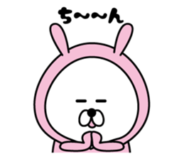 Tights rabbit sticker #11247563