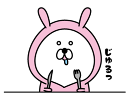 Tights rabbit sticker #11247568