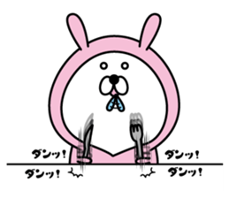 Tights rabbit sticker #11247569