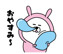 Tights rabbit sticker #11247572