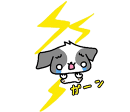 Cute dog our day-to-day response sticker #11248495