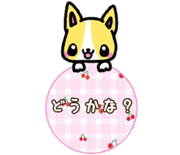 Cute dog our day-to-day response sticker #11248505