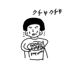 a day of a happy family sticker #11248609