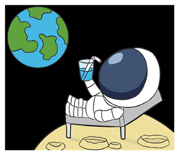 Astronaut & Aquanaut sticker #11248841