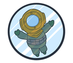 Astronaut & Aquanaut sticker #11248854