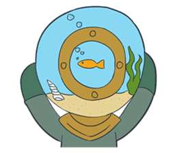Astronaut & Aquanaut sticker #11248855