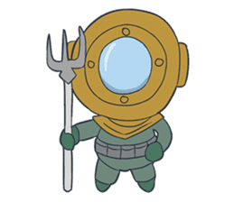 Astronaut & Aquanaut sticker #11248856