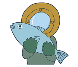 Astronaut & Aquanaut sticker #11248859