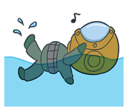 Astronaut & Aquanaut sticker #11248860