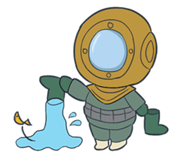 Astronaut & Aquanaut sticker #11248864