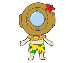 Astronaut & Aquanaut sticker #11248868