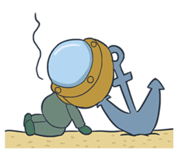 Astronaut & Aquanaut sticker #11248870