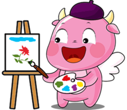 An Angel Calf's Story, ver. 6 sticker #11248942