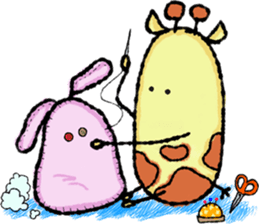 Chubby cute lover sticker #11249002